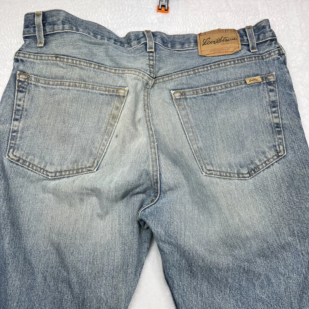 Signature‎ by Levi Strauss Jeans Men's Blue Denim Regular Fit Classic - 37X33